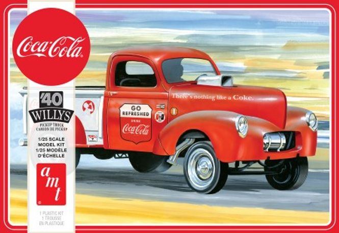 Huvudbild 1940 COCA-COLA WILLYS GASSER PICKUP. SKALA 1/25
