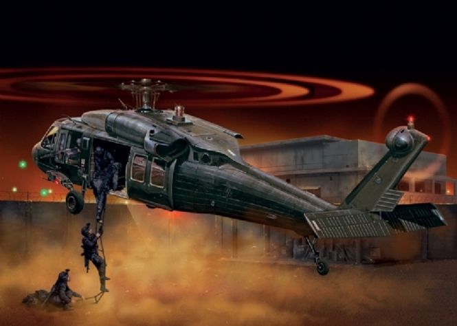 Huvudbild UH-60/MH-60 BLACK HAWK NIGHT RAID SKALA 1:72
