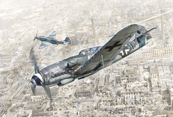 Huvudbild MESSERSCHMITT Bf-109 K4. SKALA 1/48