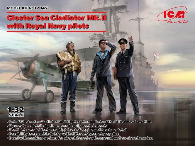 Huvudbild Gloster Sea Gladiator Mk.II With Royal Navy ...