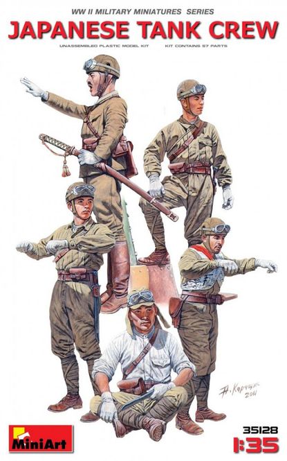 Huvudbild Japanske tank soldater WW2 1/35