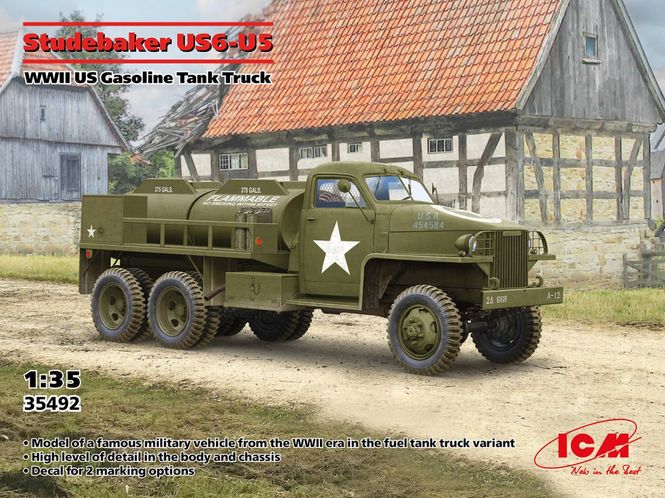 Huvudbild Studebaker US6-U5 WWII US Gasoline Tank Truk 1/35