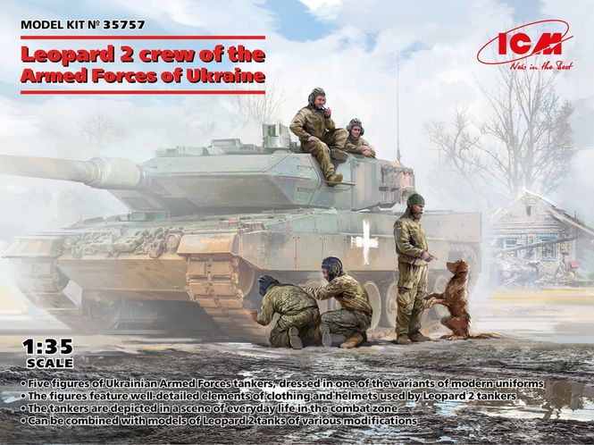 Huvudbild 5 st. Leopard 2 crew of the Armed Forces of ...