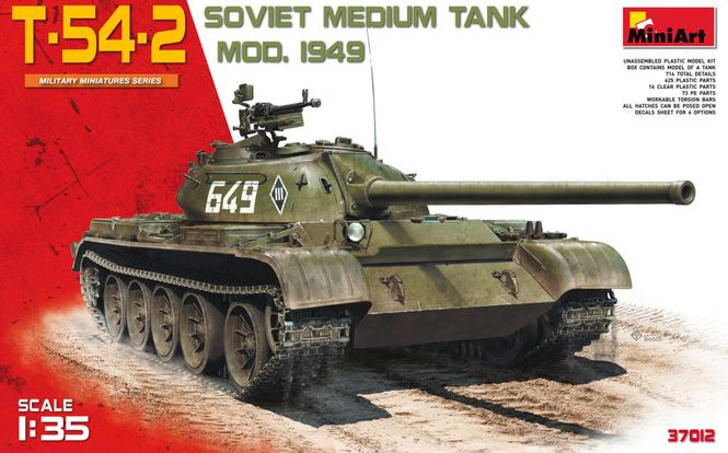 Huvudbild  T-54-2 SOVIET MEDIUM TANK. Mod. 1949 SKALA 1/35