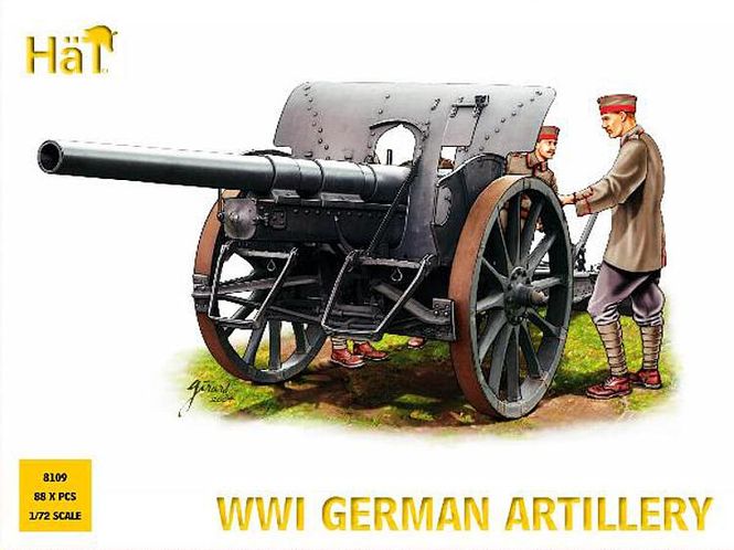 Huvudbild WWI GERMAN ARTILLERY. SKALA 1/72