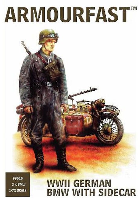 Huvudbild WWI GERMAN MOTORCYCLE WITH SIDECAR. 3 st. SKALA ...