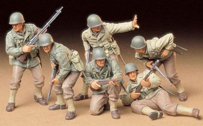 Huvudbild US ASSAULT INFANTRY SET. SKALA 1/35