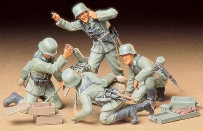 Huvudbild GERMAN INFANTRY MORTAR TEAM. SKALA 1/35