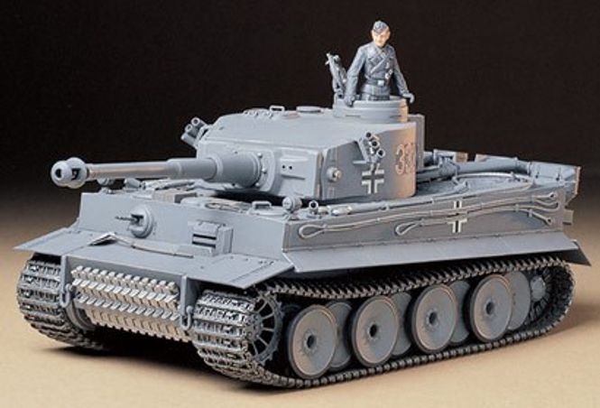 Huvudbild GERMAN TIGER I EARLY PRODUCTION MED 1 FIGUR. ...