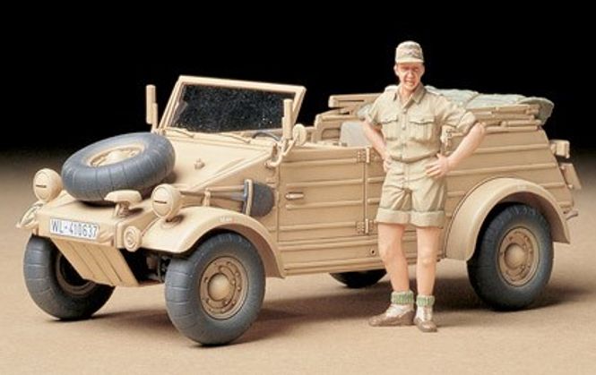 Huvudbild GERMAN KÜBELWAGEN TYPE 82 AFRICA MED 1 FIGUR. ...