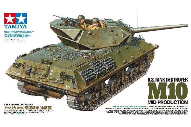 Huvudbild US TANK DESTROYER M10 MID PROD. MED 2 FIGURER. ...
