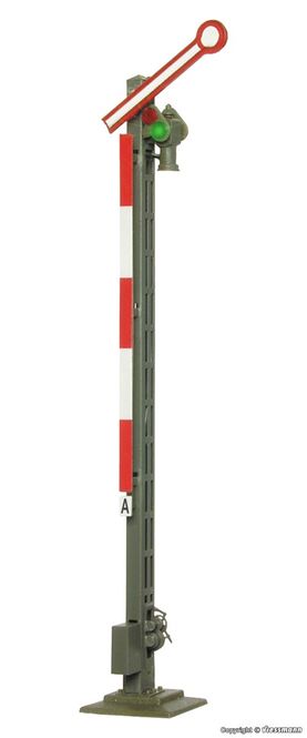 Huvudbild 4530 H0 Semafor hemsignal, smal mast, enarmad