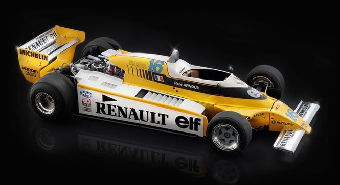 Huvudbild RENAULT RE20 TURBO F1. SKALA 1/12