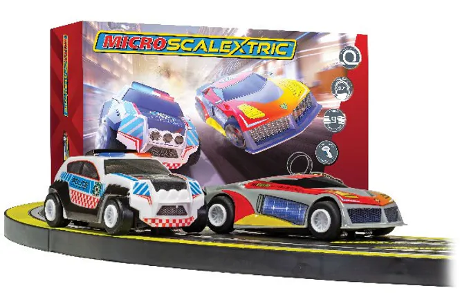 Huvudbild MICRO SCALEXTRIC LAW ENFORCER MAINS POWERED RACE ...