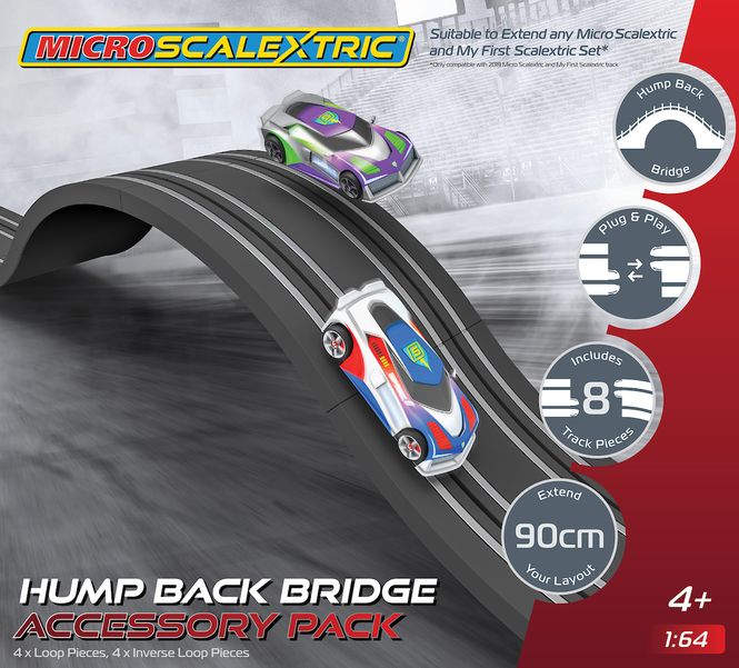 Huvudbild Scalextric Micro, hump backed bridge accessorry ...