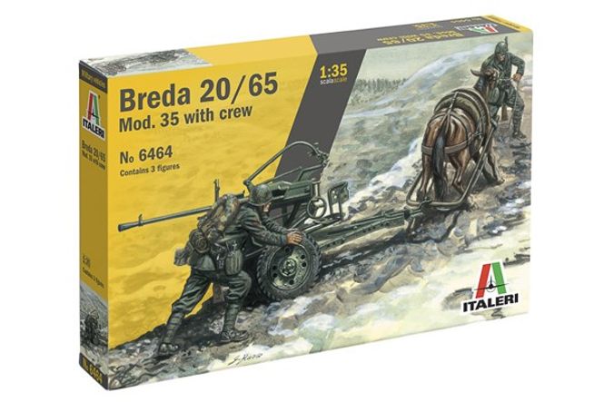 Huvudbild BREDA 20/65 MOD. 35 WITH CREW. SKALA 1/35