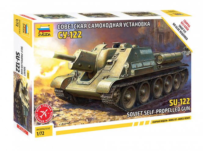 Huvudbild RUSSIAN SU-122. SKALA 1/72