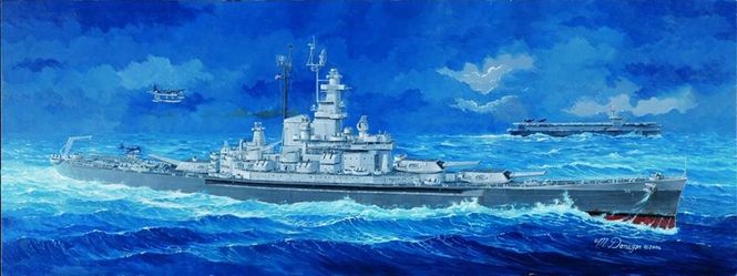 Huvudbild USS MASSACHUSETTS BB-59 SKALA 1:350
