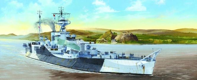Huvudbild HMS ABERCROMBIE MONITOR SKALA 1:350