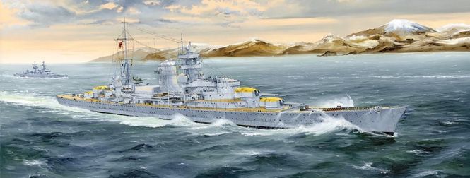 Huvudbild HEAVY CRUISER BLÜCHER SKALA 1:350