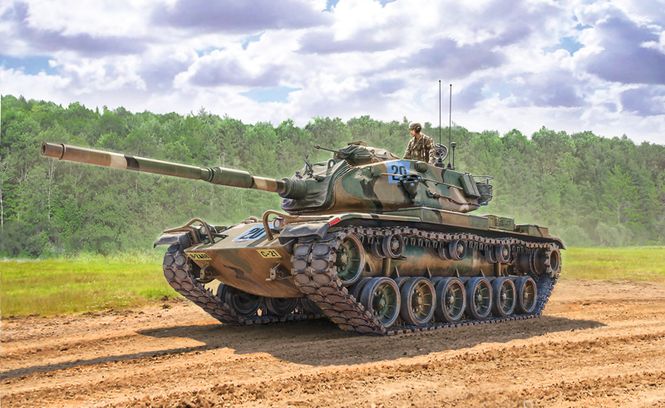 Huvudbild M60 A3 MEDIUM BATTLE TANK. SKALA 1/35