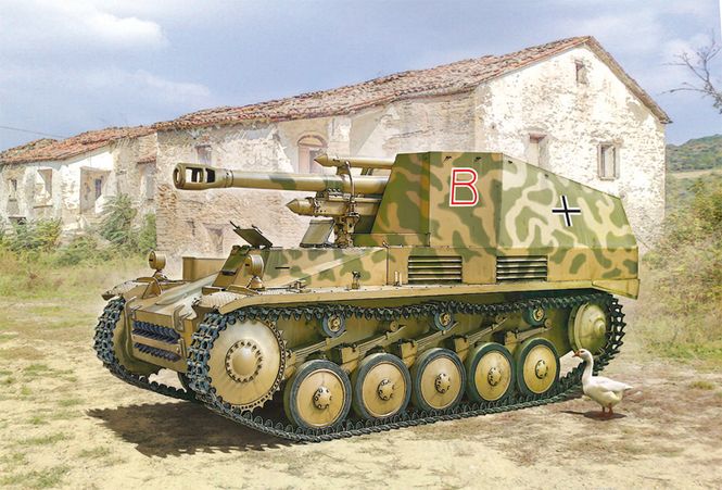 Huvudbild SD.KFZ.124 WESPE. SKALA 1/72