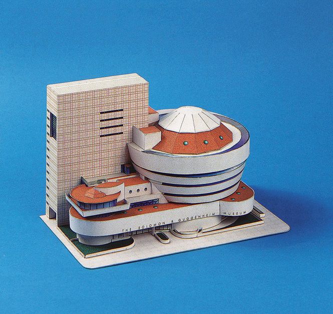 Huvudbild GUGGENHEIM-MUSEUM NEW YORK. SKALA 1/300