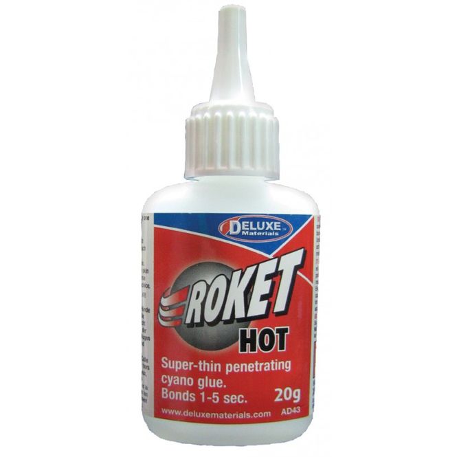 Huvudbild Deluxe Materials, AD43, ROKET HOT, Cyanoacrylat ...