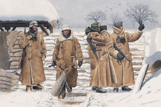 Huvudbild GERMAN INFANTRY IN WACHTMANTEL, LENINGRAD 1943. ...