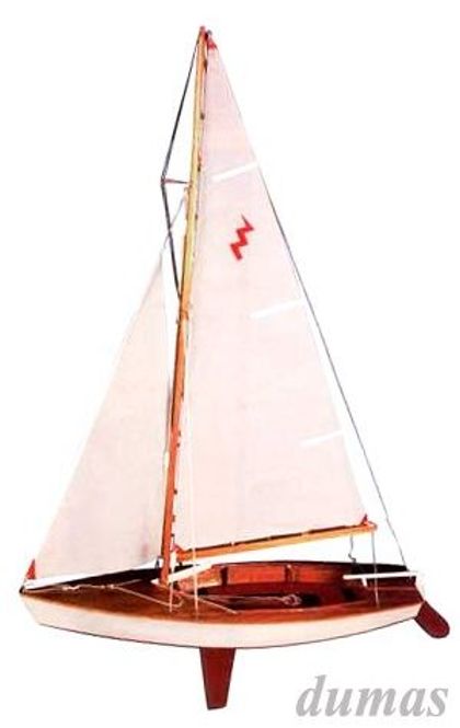 Huvudbild SEGELBÅT LIGHTNING 482 MM LÅNG, TRÄBYGGSATS