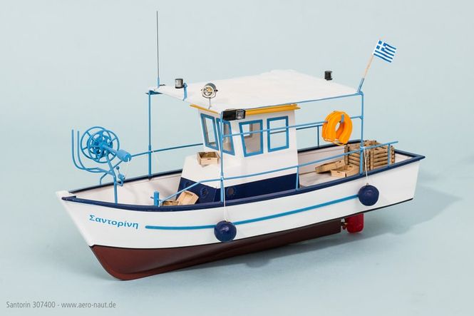 Huvudbild R/C FISKEKUTTER SANTORIN. LÄNGD 510mm. ...