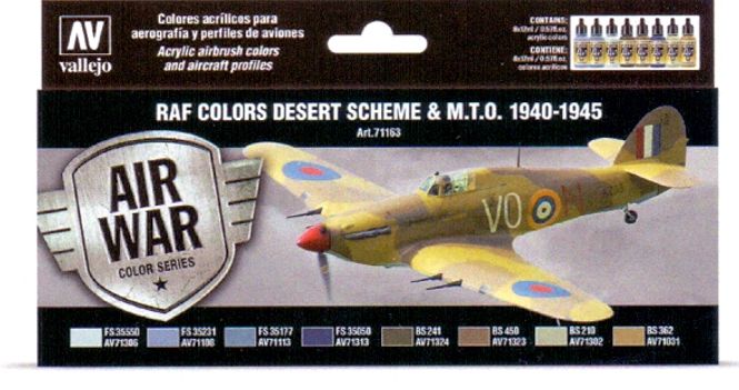 Huvudbild RAF COLORS DESERT SCHEMA & M.T.O. 1940-1945. 8 X ...