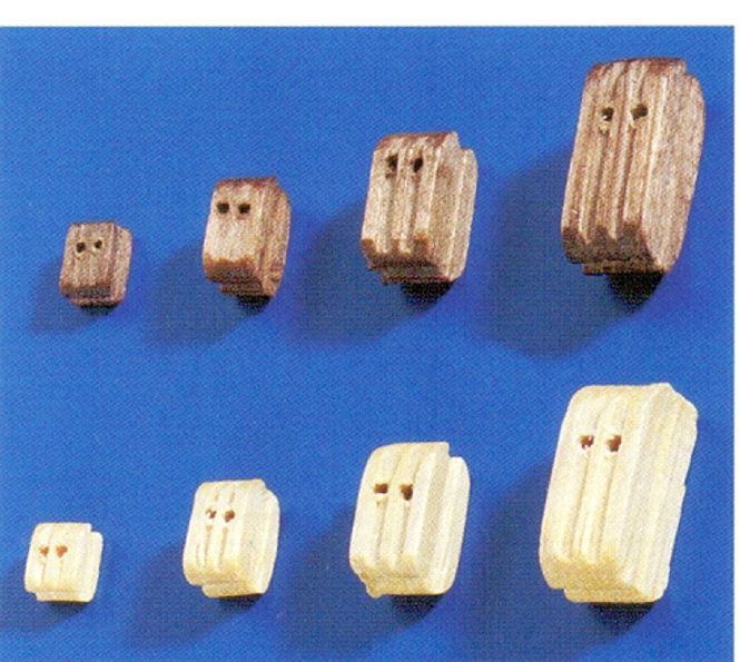 Huvudbild BLOCK TVÅTRÅDIG, NATURBRUN 3 mm. (10st)