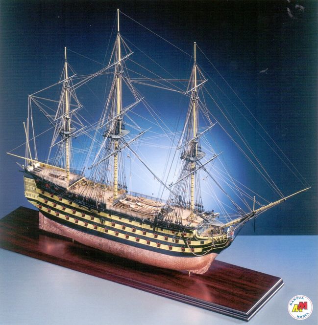 Huvudbild HMS VICTORY   träbyggsats i skala 1/78