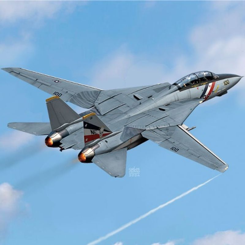 1/72 USN F-14D VF-2 Bounty Hunters
