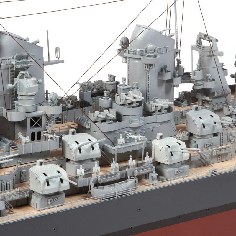 USS MISSOURI(BB-63) TRÄBYGGSATS I SKALA 1/200